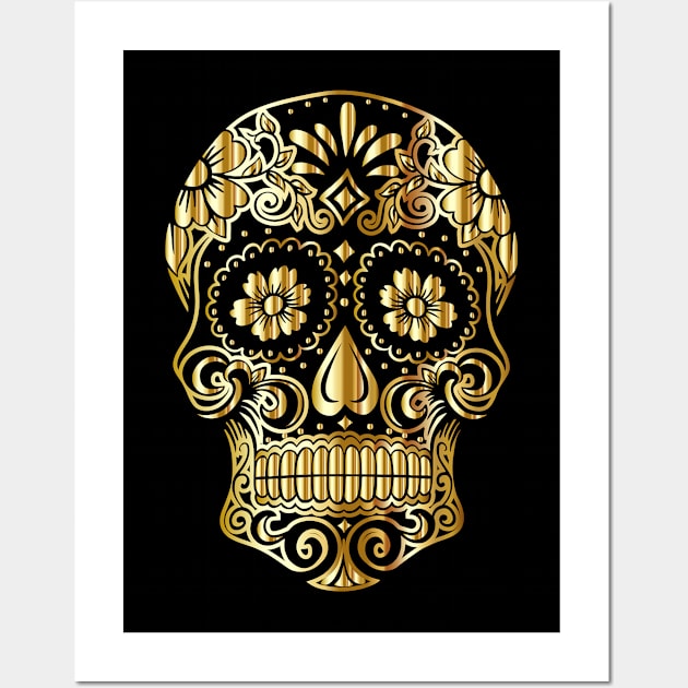 Sugar Skull Wall Art by GoshaDron